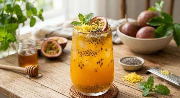 Công thức pha nước chanh leo hạt chia thơm ngon: Giảm cân, sáng da, chống lão hóa