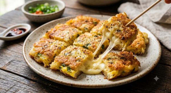 Chỉ 3 quả trứng và 2 củ khoai tây, làm ngay món bánh vàng thơm, bên trong béo mềm ai ăn cũng thích